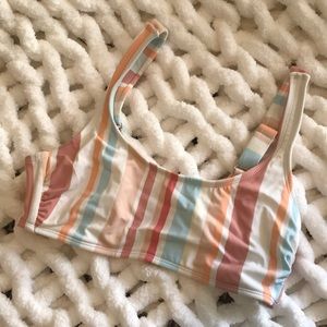 Target Vertical Striped Swim Top